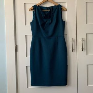Tahari teal dress -  size 6